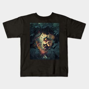 🐈 the devil kitty Kids T-Shirt